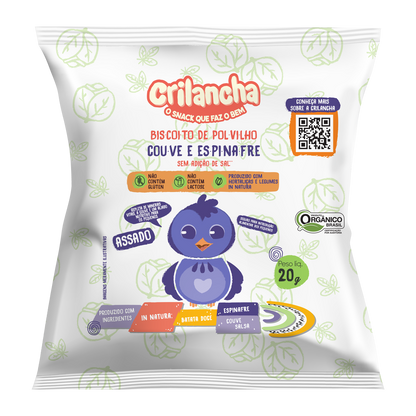 Box Baby (Sem sal) - sabor Couve e espinafre 20g