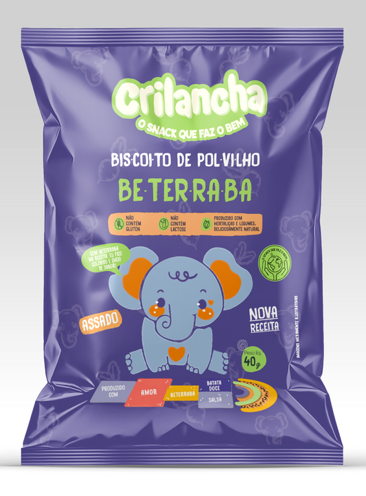 Biscoito de polvilho - Beterraba 40g