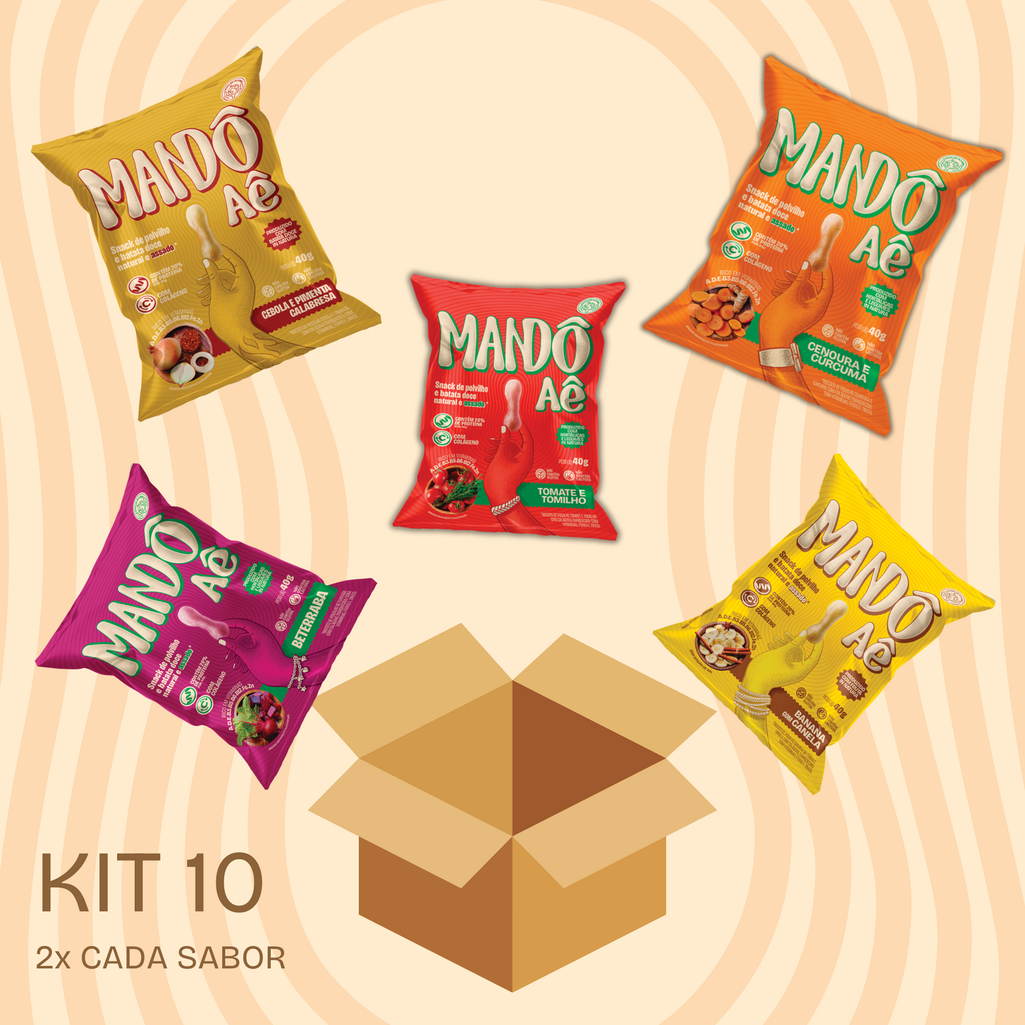 Kit Família Mandô Aê